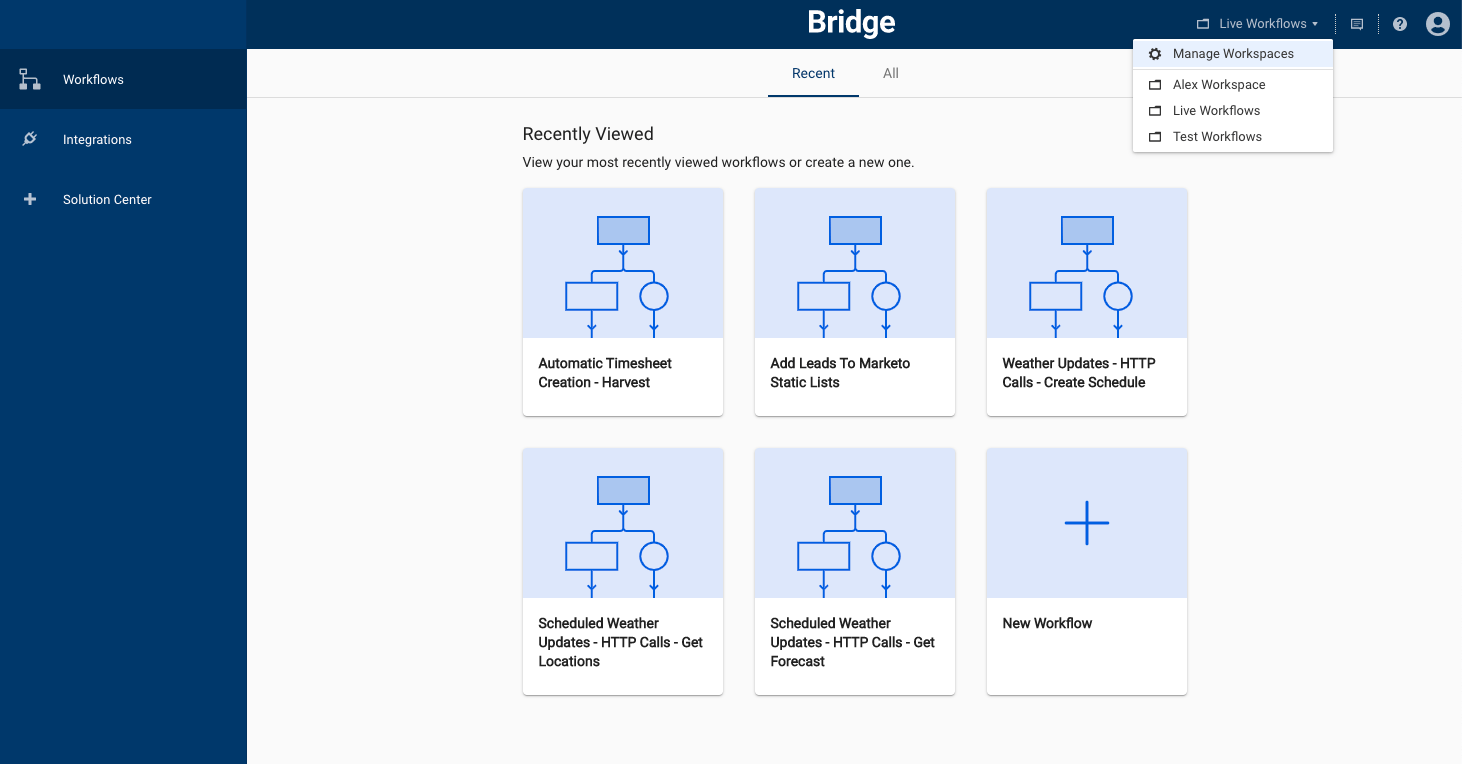 Set Up and Administrate Your Bridge Account Smartsheet Learning Center